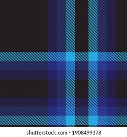 Blue Ombre Plaid textured seamless pattern suitable for fashion textiles and graphics