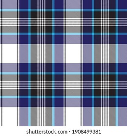 Blue Ombre Plaid Patrón sin costura texturizado adecuado para textiles y gráficos de moda