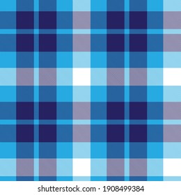 Blue Ombre Plaid Patrón sin costura texturizado adecuado para textiles y gráficos de moda
