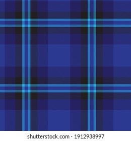 Blue Ombre Plaid textured seamless pattern suitable for fashion textiles and graphics
