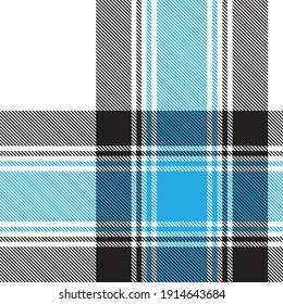 Blue Ombre Plaid textured seamless pattern suitable for fashion textiles and graphics