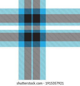 Blue Ombre Plaid textured seamless pattern suitable for fashion textiles and graphics