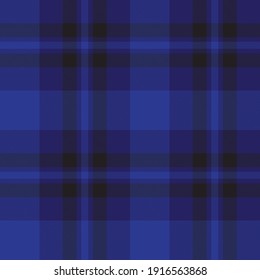 Blue Ombre Plaid textured seamless pattern suitable for fashion textiles and graphics