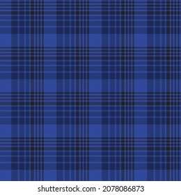 Blue Ombre Plaid textured seamless pattern suitable for fashion textiles and graphics