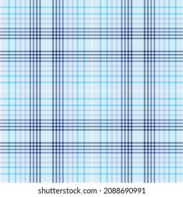 Blue Ombre Plaid textured seamless pattern suitable for fashion textiles and graphics