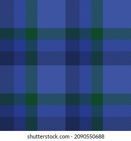 Blue Ombre Plaid textured seamless pattern suitable for fashion textiles and graphics