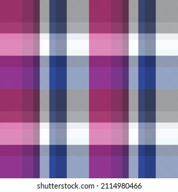 Blue Ombre Plaid textured seamless pattern suitable for fashion textiles and graphics