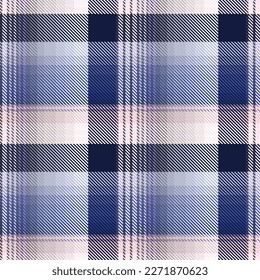 Blue Ombre Plaid textured seamless pattern suitable for fashion textiles and graphics
