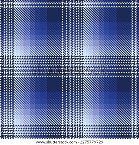 Blue Ombre Plaid textured seamless pattern suitable for fashion textiles and graphics