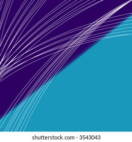 blue optical fibre - vector -