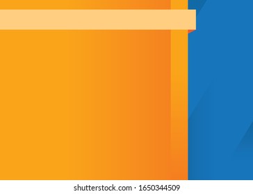 Blue and orange abstract background