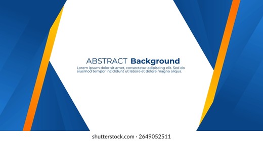 Blue and orange abstract background, perfect for corporate presentations, business cards, and modern website designs.