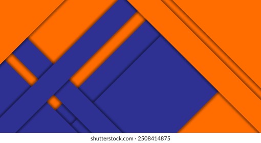 Blue and orange abstract background, abstract style colorful background 