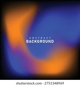 Azul Naranja Abstractas degradado