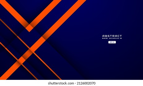 blue orange background with abstract square shape and scratches effect, dynamic for business or sport banner concept.