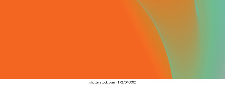 Gradiente de color azul y naranja, fondo vectorial vacío, plantilla de pancarta de cabecera, líneas onduladas, concepto moderno de tecnología