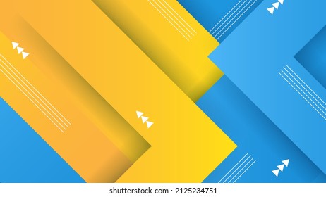 Blue orange gradient modern business abstract background. Vector illustration design for presentation, banner, cover, web, flyer, card, poster, wallpaper, texture, slide, magazine