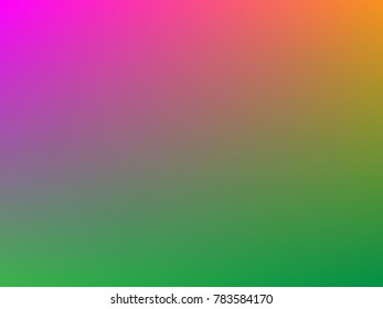 Blue, orange, green, pink  gradient mesh background in rainbow colors. Abstract blurred smooth image. Smooth blend banner template. Iridescent holographic wallpaper, texture. Creative neon frame.
