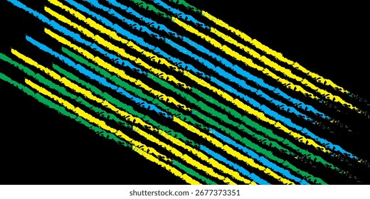 Fondo abstracto techno de líneas naranjas azules en el espacio oscuro con decoración de efecto de movimiento. Alta velocidad con estilo de rayas. Concepto de elemento de Diseño gráfico moderno para Web, volante, tarjeta o cubierta de folleto.