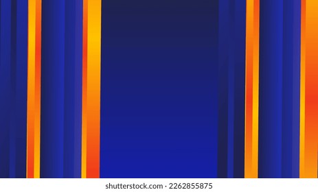 Blue orange modern vector design