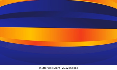 Blue orange modern vector design