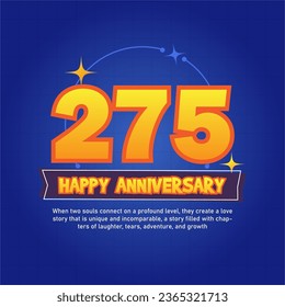 Anversay fondo del vector premium azul y naranja