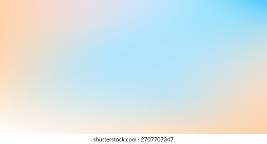 Fondo de color suave azul y naranja con fondo abstracto borroso