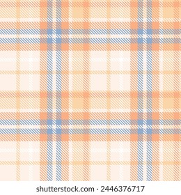 Blue Orange Tartan Pattern Seamless. Sweet Checker Pattern for Shirt Printing, clothes, Dresses, Tablecloths, Blankets, Bedding, Paper, quilt, fabric and Other Textile Products.