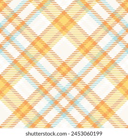 Blau Orange Schottenmuster nahtlos. Sweet Checker Pattern für Hemddruck, Kleidung, Kleider, Tischdecken, Decken, Bettwäsche, Papier, Steppdecke, Stoff und andere textile Produkte.