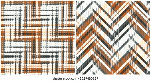 Blue Orange Tartan Pattern Seamless. Sweet Checker Pattern for Shirt Printing,clothes, Dresses, Tablecloths, Blankets, Bedding, Paper,quilt,fabric and Other Textile Products.