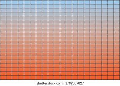 Blau-orangefarbener Hintergrund. Vektorhintergrund.