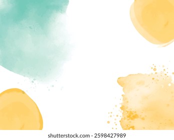 Blue and Orange Watercolor abstract Background. Blue and Orange Watercolor Abstract Background Texture Artistic Painted Design