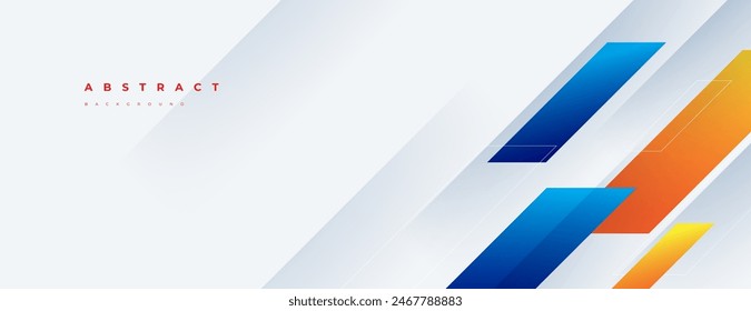 blue and orange yellow diagonal stripes background. great for corporate banner, business poster, etc.