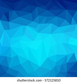 Blue original trigonal abstract background. Vector illustration for your design.