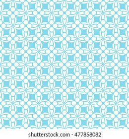 Blue ornament seamless pattern