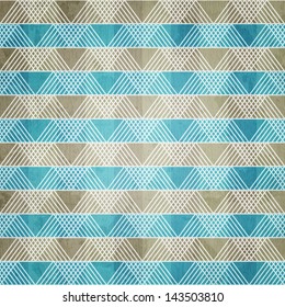 blue ornament textile with grunge effect