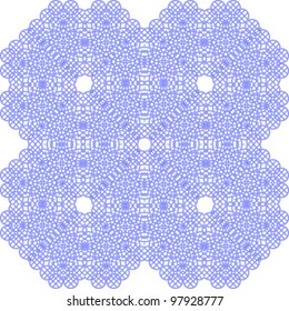 blue ornament vector