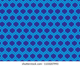 Blue Ornamental Background