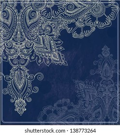 Blue ornamental background