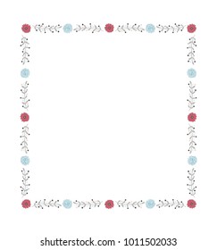 blue ornamental frame
