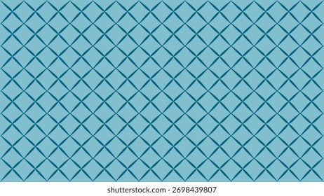 Blue ornate background. Blue checked backdrop.