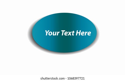 Blue oval banner