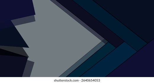 Blue overlap background vector. Realistic overlap layer on cubes pattern background. vector illustration.