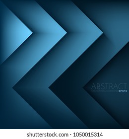Blue overlap layer vector background zigzag