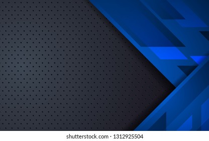 Blue overlap layers background. Modern light abstract layers shape concept.