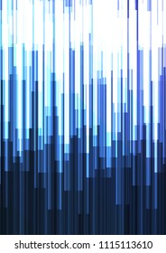 blue overlap pixel speed in dark background, geometric layer motion backdrop, simple technology template, vector illustration