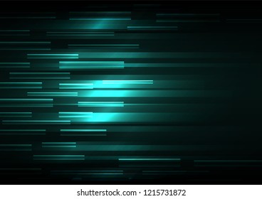 blue overlap pixel speed in dark background, geometric layer motion backdrop, simple technology template, vector illustration