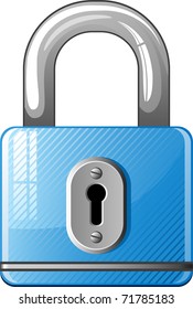 Blue Padlock icon
