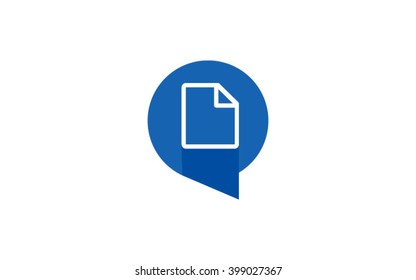 blue page icon