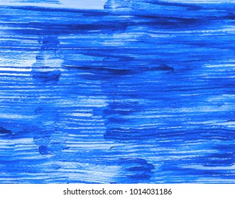 Blue paint brushstrokes. Vector modern background for posters, brochures, sites, web, cards, interior design